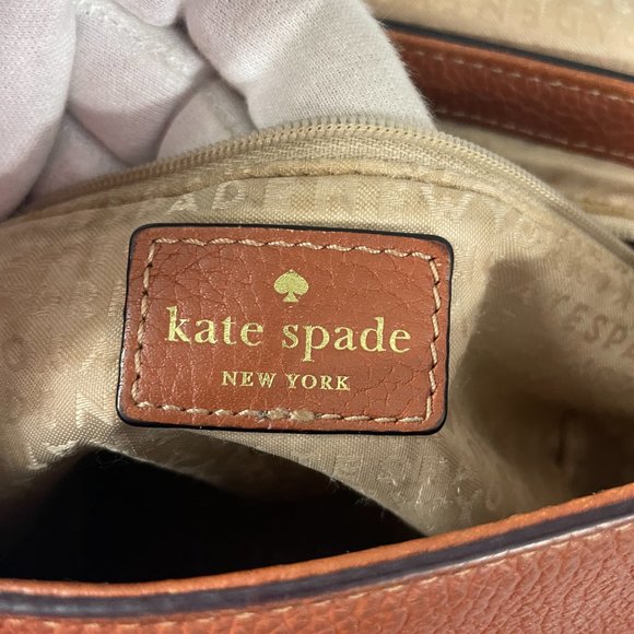 Kate Spade Caramel Brown McCall St. Adelaide Crossbody Bag - Picture 12 of 15